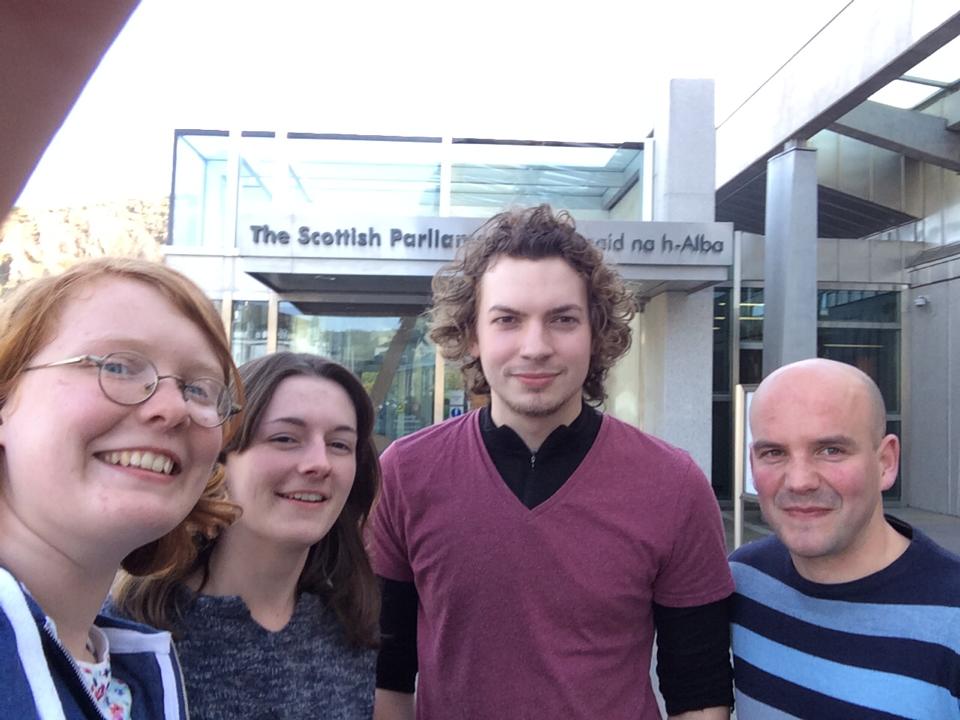 Young Crofters take demands to Scottish Parliament