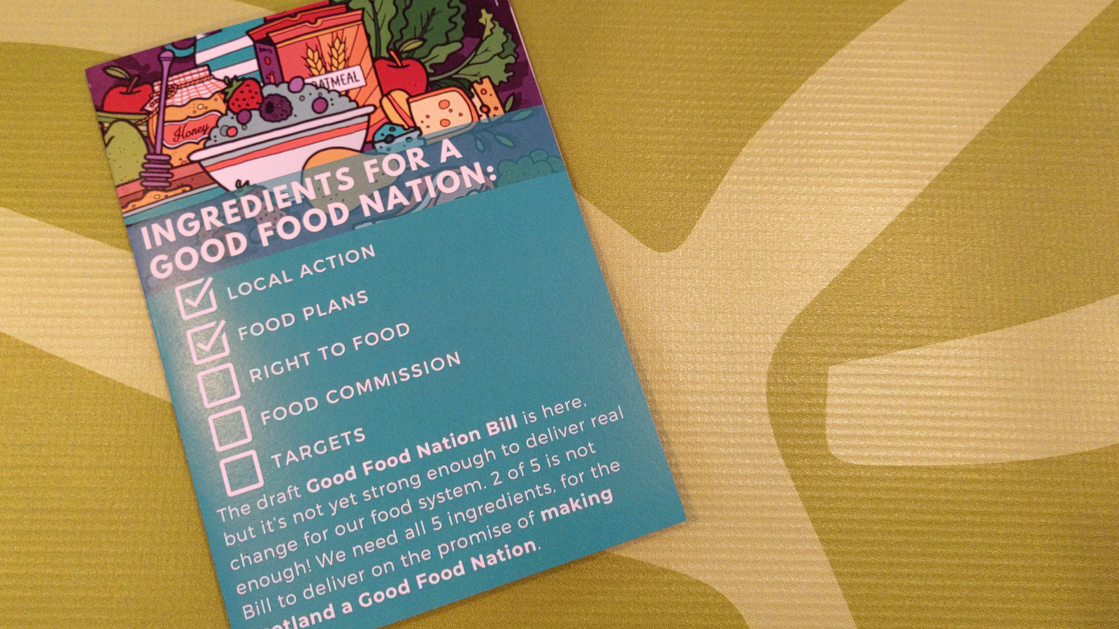 What happened to the Good Food Nation ambition?