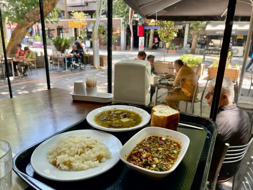The summer I ate at public restaurants
